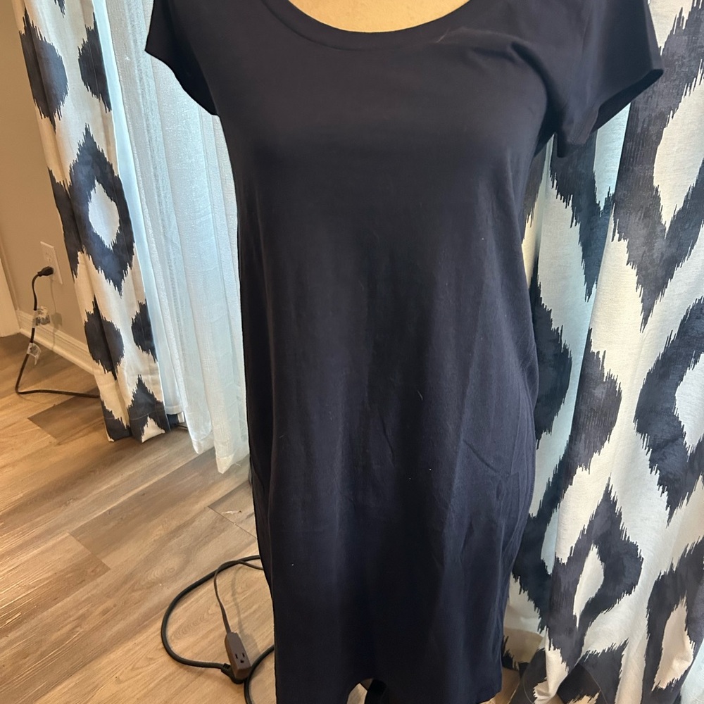 GAP Navy Short Sleeve Tee Shirt Dress—New with tag! 100% cotton